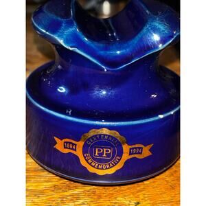 PP Centennial Commemorative Ceramic Piece – Deep Cobalt Blue 1894–1994 – Vintage